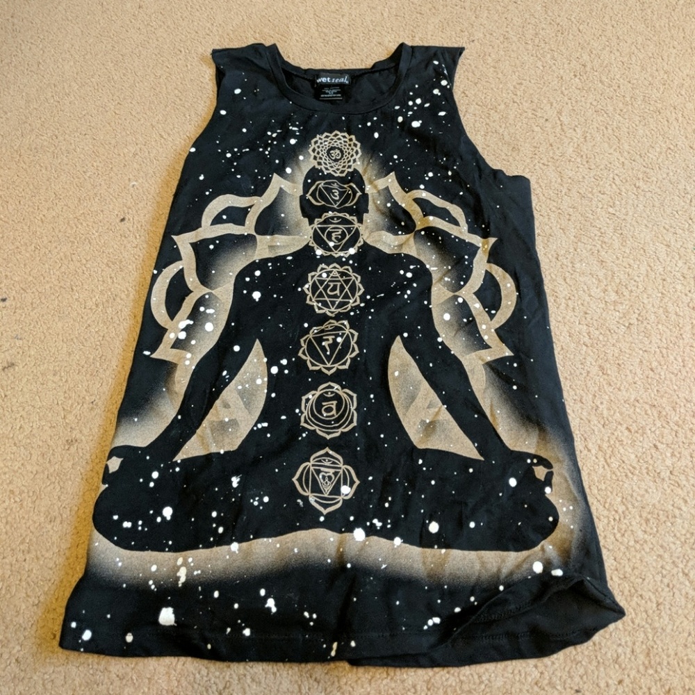 Never worn chakra meditation muscle tank